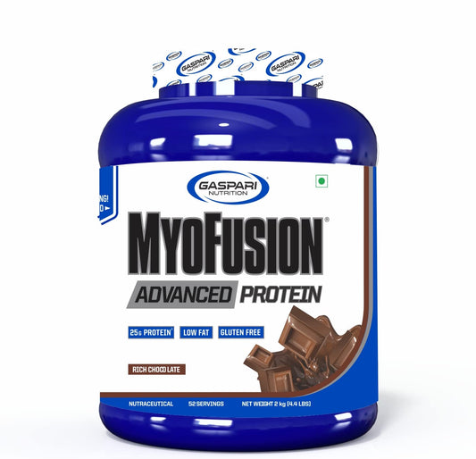 Gaspari Nutrition Myofusion Advanced Whey Protein Powder - 25g Protein Per Serving, - 2 kgs (4.4 LBS)